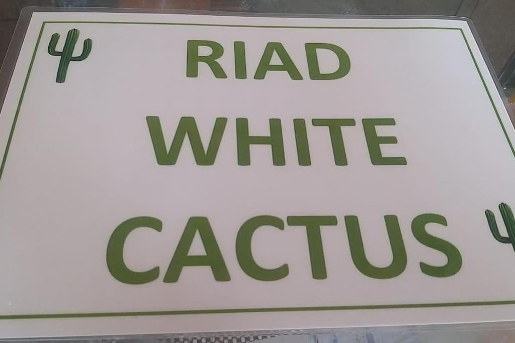 Riad White Cactus Marrakesh Luaran gambar